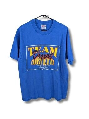 Vintage 1997 Team Desert Corvette Association T-Shirt Size Large